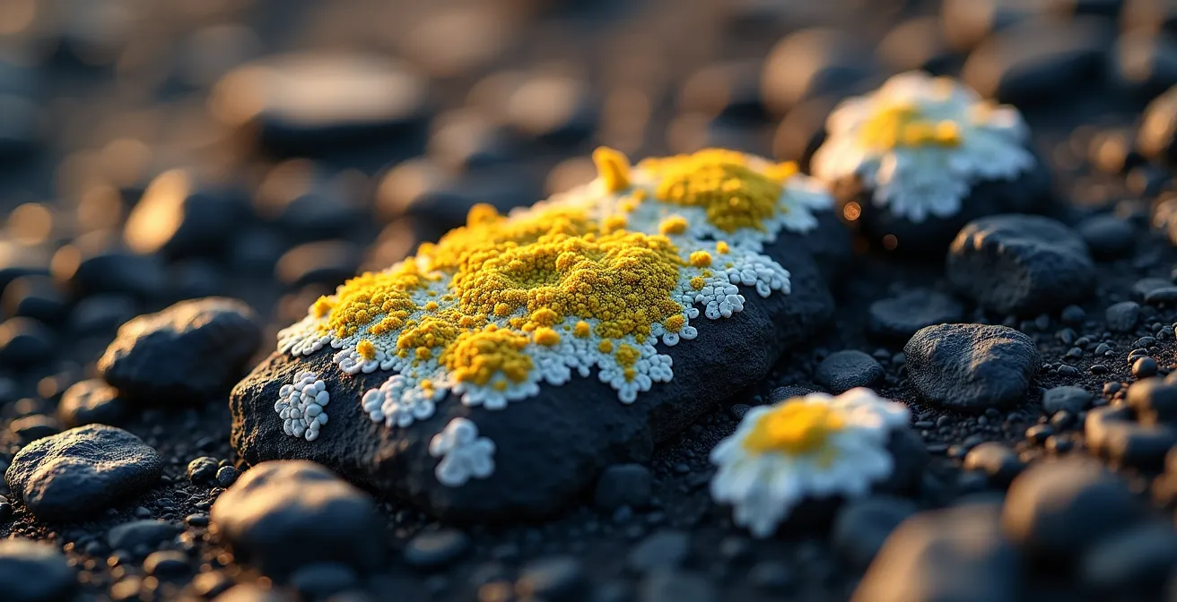 Unberührte Vulkanlandschaft im Timanfaya Nationalpark zeigt fragiles Ökosystem